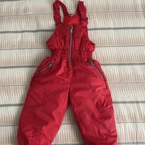 Vintage kids snow bib
